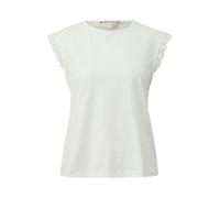 s.Oliver Top mit Spitze Creme XS
