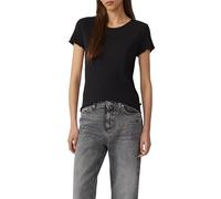 T-Shirt mit Ajour-Muster XL schwarz 2167409.9999.XL