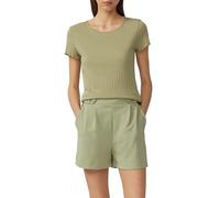 T-Shirt mit Ajour-Muster M olive 2167409.7297.M