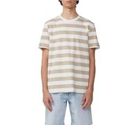 T-Shirt mit Rundhalsausschnitt und Blockstreifen XXL beige 2169526.80G0.XXL