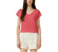 s.Oliver QS T-Shirt mit Spitzendetail Rot XL