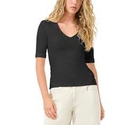 QS T-Shirt mit V-Ausschnitt