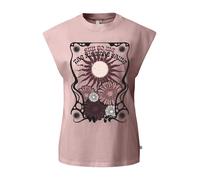 Lässiges Baumwolltop mit Frontprint S pink|mehrfarbig 2181324.45D1.S
