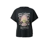 qs - T-Shirt schwarz/mehrfarbig - Gr. - XS