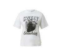 qs - T-Shirt weiß - Gr. - S