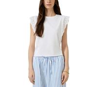 Top mit Broderie Anglaise L weiß 2180391.0100.L