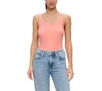 QS Tanktop in Ripp-Optik in Lachs, Größe XL