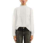 Transparente Chiffonbluse 42 creme 2174141.0200.42