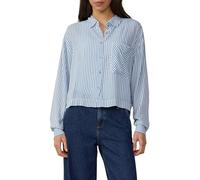 QS Verkürzte Streifenbluse mit aufgesetzter Tasche
