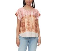 Viskosebluse mit Allover-Print 34 mehrfarbig|orange