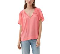 QS Viskosebluse mit Raffung