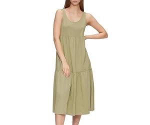 QS Volantkleid aus Baumwolljersey