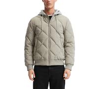 Wattierte Bomberjacke mit abnehmbarer Jerseykapuze XL braun 2169056.8435.XL