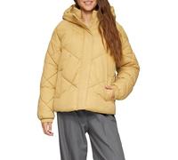Wattierte Jacke mit Steppung und Kapuze M gelb 2132367.1602.M