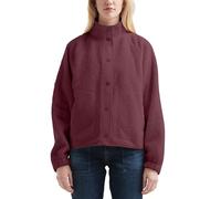 s.Oliver Weiche Teddyfleece-Jacke mit Druckknöpfen Damen Rot XL