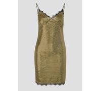 QS x Vanessa Mai | Paillettenkleid 42 Grün 2172998.7504.42