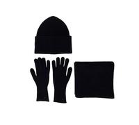 Qsvbeeqj 3-teiliges Set Aus Gestrickter Wintermütze Schal Handschuhen Weiche Acrylfaser Warme Accessoires Für Männer Frauen Und Jugendliche Alltagskleidung Winteraccessoires Für Erwachsene