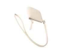 Qsvbeeqj Kleine Umhängetasche, Brustbeutel mit Reißverschluss, Reisetasche, Geldbörse, Kopfhörer, Aufbewahrungstasche, Schultertasche, Reisebrieftasche, beige, One Size