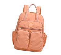 Qsvbeeqj Stilvoller Pendlerrucksack für Damen, ergonomisch, praktisch, Nylon, Büchertasche, lässiger Tagesrucksack, verstellbarer Riemen, Reiserucksack, modischer Nylon-Rucksack, e