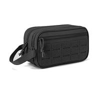 QT&QY Sac de toilette tactique pour homme, sac d'hygiène, outil militaire EDC, pochettes Molle, petite trousse de toilette, kit de rasage pour homme, sac de douche de voyage