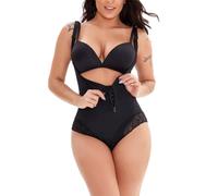 QTANZIQI Kolumbianischer Hüftgürtel, Bodysuit, atmungsaktiv, unsichtbar, Shapewear, Po-Lifter, Schlankheitsgürtel für Damen, Ganzkörper