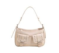 QTYQWC Crescent Umhängetasche PU Leder Hobo Trendy Crossbody Bag mit verstellbarem Riemen -Unterarm -Tasche für Frauen wo