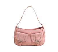 QTYQWC Crescent Umhängetasche PU Leder Hobo Trendy Crossbody Bag mit verstellbarem Riemen -Unterarm -Tasche für Frauen wo