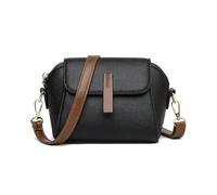 QTYQWC Einfarbige Damen-Handtasche, kleine Umhängetasche, Umhängetasche, Damen-Umhängetasche aus PU-Leder