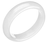 QTYQWC Eleganter klassischer weißer Jade-Armreif für Damen, natürlicher Schmuck mit Geschenkbox (Farbe: 54 mm)