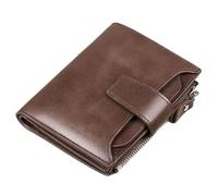 QTYQWC Geldbörse Herren Kurz Leder Portemonnaie Führerschein Kartentasche Portemonnaie Kartentasche in