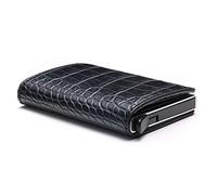 QTYQWC Herren Geldbörsen Kredit Visitenkarte Brieftasche Mann Frauen Smart Wallet Visitenkartenhalter Hasp Wallet