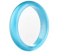 QTYQWC Jade-Armreif für Damen, echtes blaues Retro-Armband im chinesischen Stil, Glücksgeschenke, mit Schmuckschatulle (Farbe: Marineblau, Größe: 56 mm)