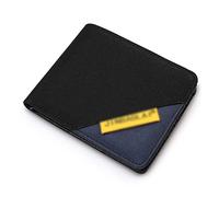 QTYQWC Retro Herren-Leder-Geldbörse, Kurze Geldbörse mit Mehreren Kartenfächern, Herren-Geldbörse, personalisierte Nähte, Geldbörse (A, Einheitsgröße)