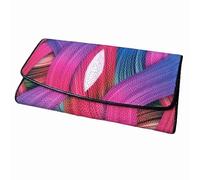 QTYQWC Thailand Authentische exotische Rochenleder-Damen-Kartenhalter-Geldbörse aus echtem Leder, weibliches Münzfach, große Damen-Clutch-Geldbörse (Multi), 19 cm x 10 cm x 3 cm, LKC-010