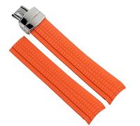 QTYQWC Weiches Gummi-Uhrenarmband Aquanaut, passend für Patek Philippe Silikon 5164A 5167A 5168A, 21 mm, Uhrenarmband mit Faltschließe