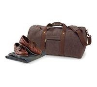 Quadra Segeltuch-Tasche / Reisetasche, 45 l BC767 (Einheitsgröße) (Vintage Braun)
