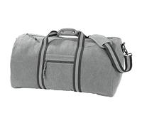 Quadra Segeltuch-Tasche / Reisetasche, 45 l Einheitsgröße,Vintage Hellgrau