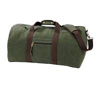 Quadra Segeltuch-Tasche / Reisetasche, 45 l (Einheitsgröße) (Vintage Militär Grün)