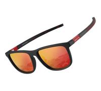 Quadratische Polarisierte Sonnenbrille Herren TR90 Rahmen