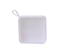 Quadratische Puder-Puffs-Halter-Hüllen klar Make-up-Schwamm-Schutz behälter tragbarer Beauty-Blender-Halter Wieder verwendbare staubige Taschen-Kosmetik-Puff-Box für die Reise