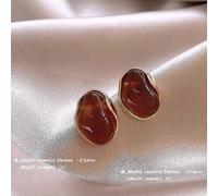 Quadratische schwarze koreanische Ohrstecker für Damen, Sommermode 2024, 6