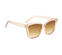 Quadratische Sonnenbrille für Damen - Trendige Sonnenbrille, Katzen-UV-Schutz, Brille für Outdoor-Abenteuer, Reisen, Fahren, , Festival, Picknick, Einkaufen, Urlaub, Tea Frame Teescheiben, Refer