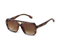 Quadratische Sonnenbrille mit flacher Oberseite für Damen und Herren, übergroßer, dicker Rahmen mit Doppelsteg-Design, Retro-geometrische Sonnenbrille mit getönten Gläsern, ideal zum Autofahren,
