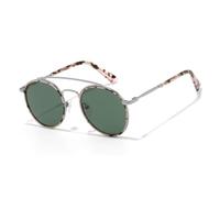 Quadratische Sonnenbrille mit personalisiertem Sonnenschutz, Herren-Retro-Stil, Schwarz, Klassische Nieten, Modische Brille zum Shoppen, Reisen, für Strandpartys, Radfahren, Farbverlauf Braun, Einhei