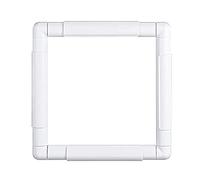 Quadratischer Stickrahmen, 20,3 cm, Kreuzstichrahmen, kleiner Stickrahmen, Kunststoff-Stickrahmen, Clip, Quilt-Rahmen für Handsteppung, Kreuzstich, Nadelspitze, Seidenmalerei, Nähen