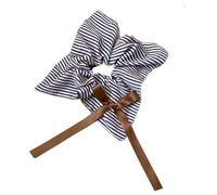Quadratisches Haargummi Haargummis aus doppellagigem Stoff mit horizontalen Streifen for Damen, plissierter quadratischer Schal, Schleife, Haargummi, bezaubernde Modeaccessoires(Style2)