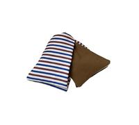 Quadratisches Haargummi Haargummis aus doppellagigem Stoff mit horizontalen Streifen for Damen, plissierter quadratischer Schal, Schleife, Haargummi, bezaubernde Modeaccessoires(Style1)