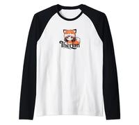 Quadrobics Kawaii Süße Therian Otherkin Liebenswerter Fuchs Therian Raglan