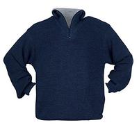 Scheibler Importgesellschaft mbH Pullover Troyer mit Reißverschlusskragen Marine Größe XXL