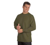QUALITYSHIRTS Basic Sweatshirt, Gr. 5XL, Oliv